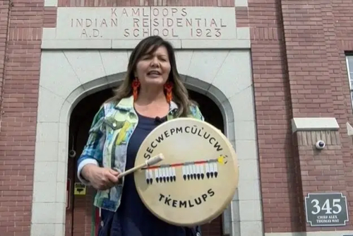 Chief Rosanne Casimir hustles Kamloops residential school con